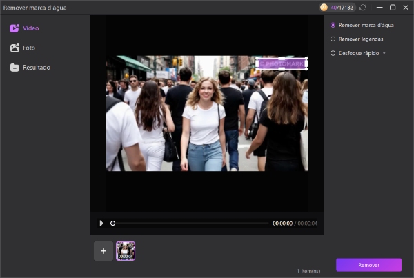Passo 2 de Remover Marca d'água dos Vídeos