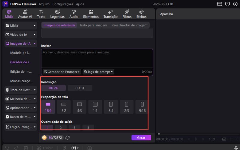 Defina o estilo de movimento e duração