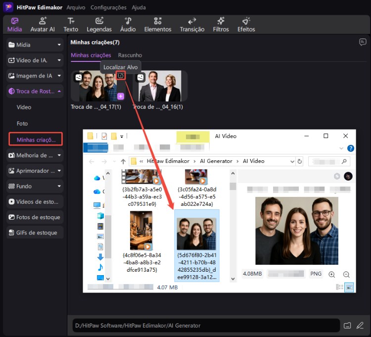 troca de rostos no facefusion com ia grátis