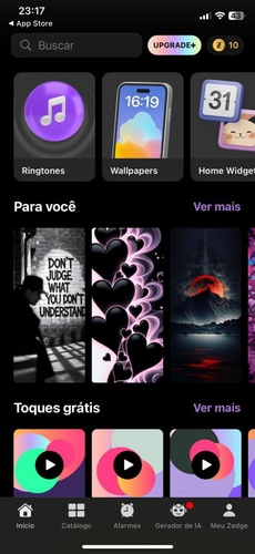 pesquisar toque iphone
