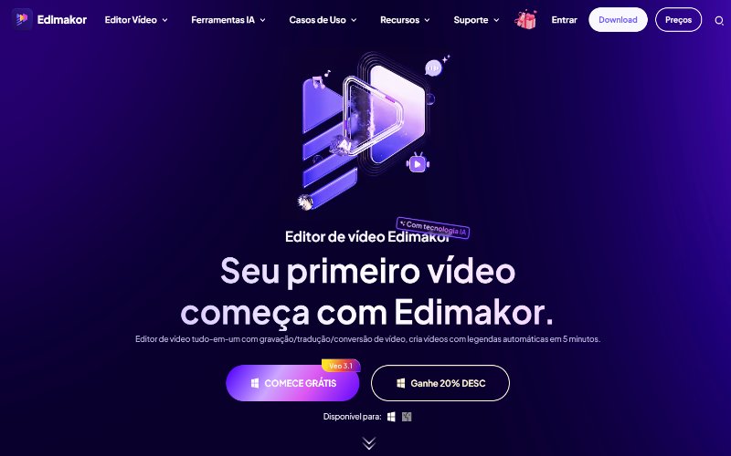 AI Programa de produção de vídeo completo