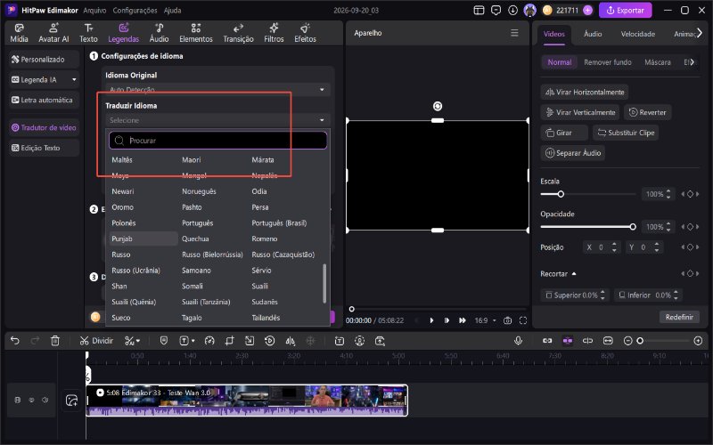 tradutor de video