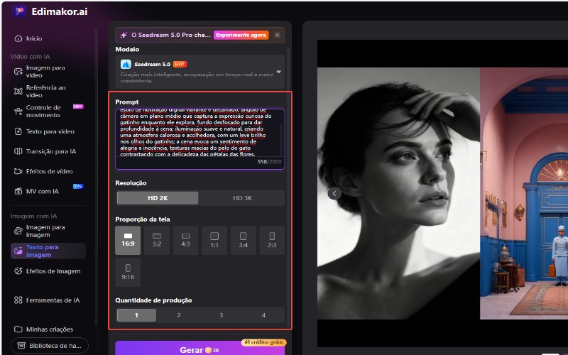 selecione um estilo de imagem