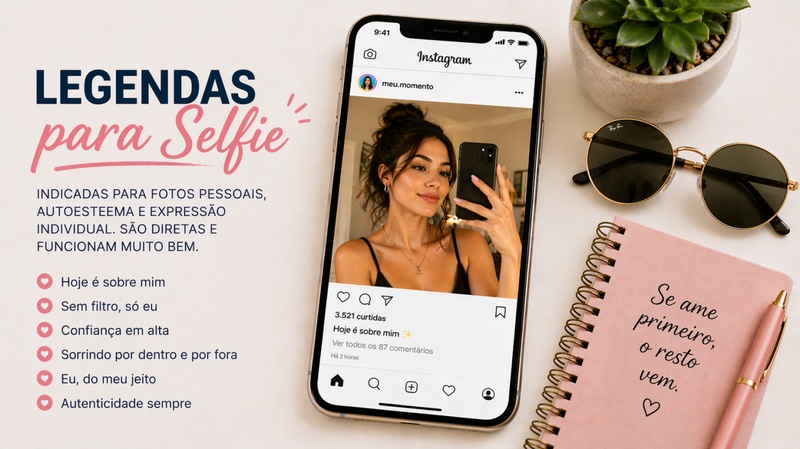 legendas selfie instagram