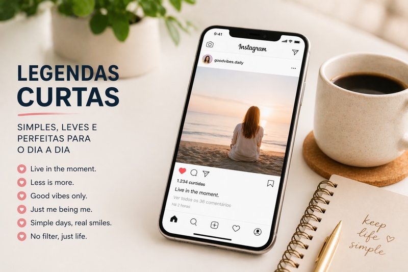 legendas curtas instagram