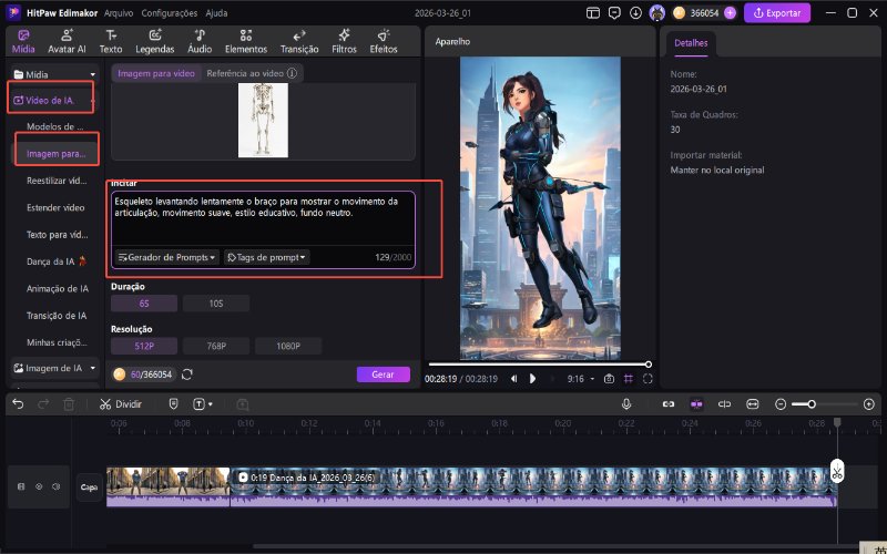 Curtas Educacionais sobre Esqueleto - Passo 3