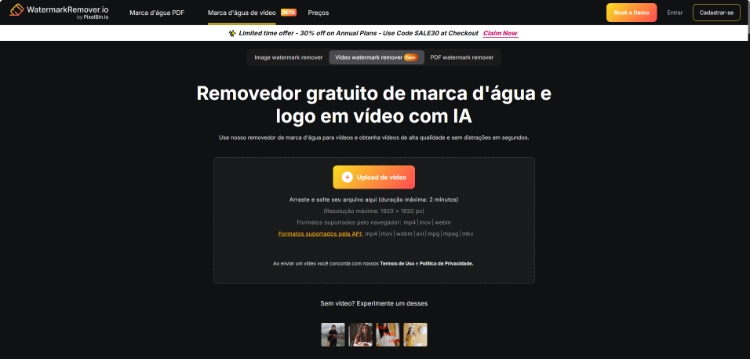 remover marca d'água do snapchat online watermarkremoverio