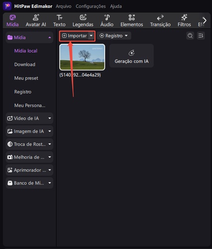 passo 2 selecionar imagens sobreposição
