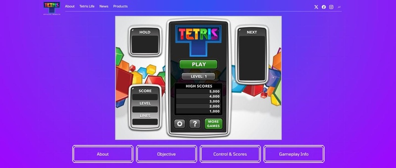 tetris jogo de blocos online