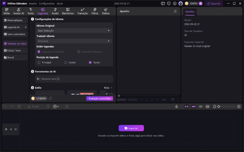 tradutor de vídeo HitPaw Edimakor