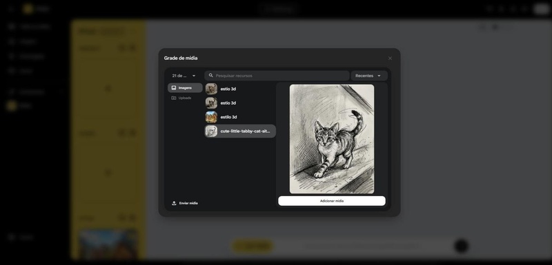 upload imagem whisk