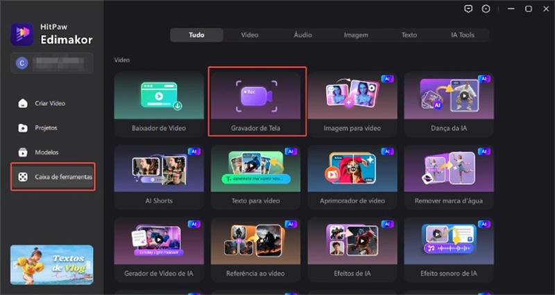 usar edimakor para gravar live do bbb passo 2