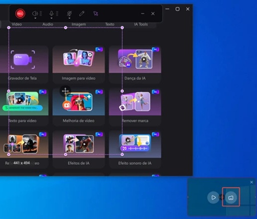 usar edimakor para gravar live do bbb passo 5