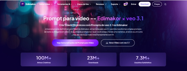 rograma de vídeo com ia baseado no veo 3