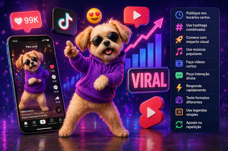 cachorro dançando viral