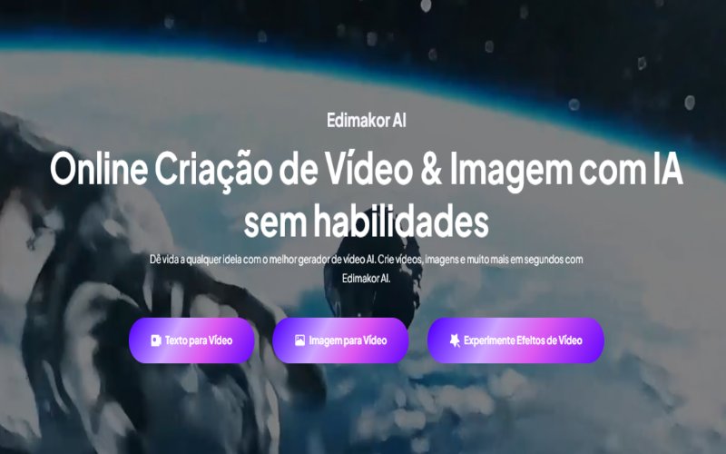 gerador de vídeo Edimakor AI