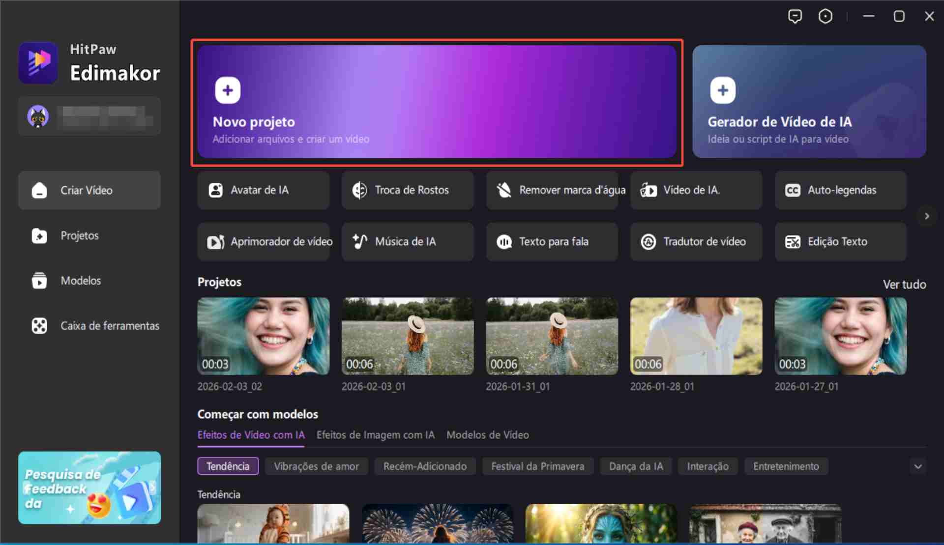 rastreamento de movimento