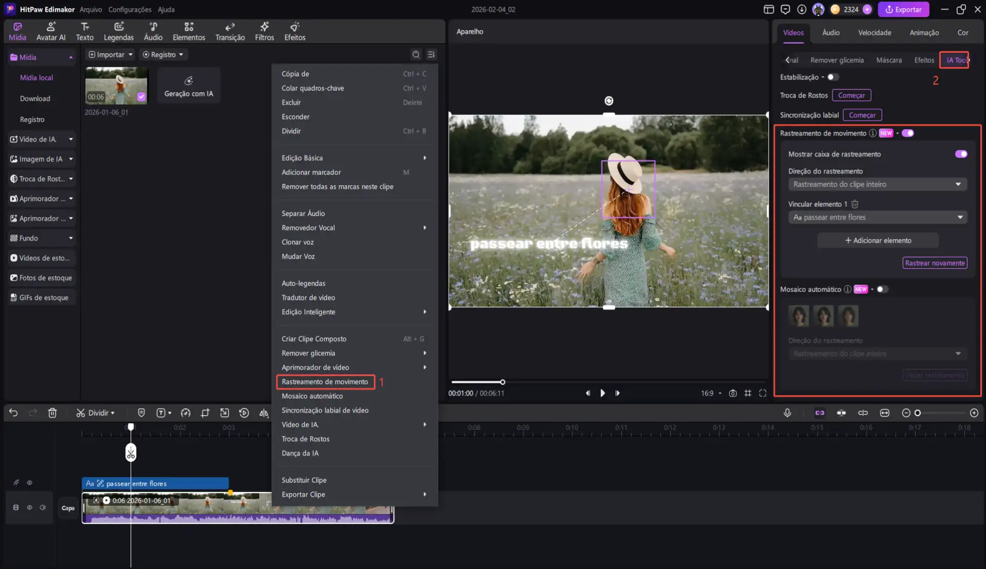 ai-motion-tracking Step 2