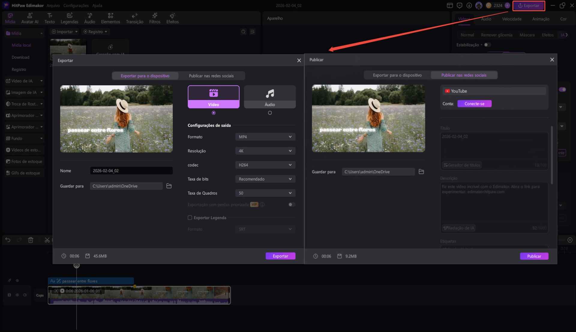 rastreamento de movimento