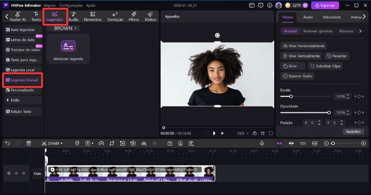 legendas srt do kdenlive