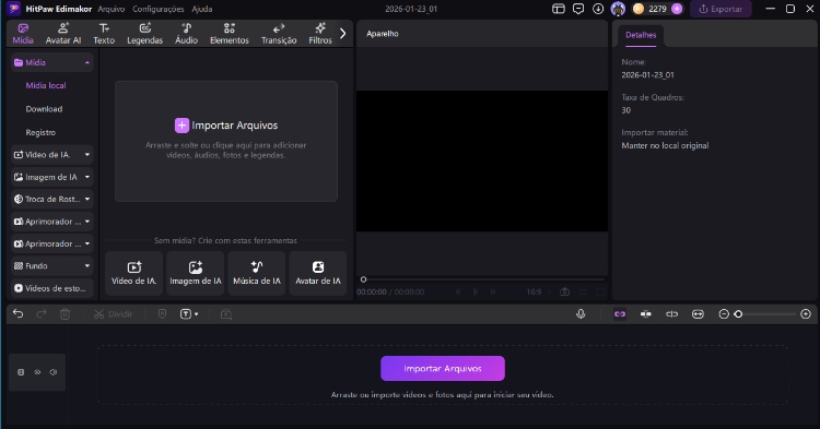 hitpaw edimakor - como dividir a tela no tiktok