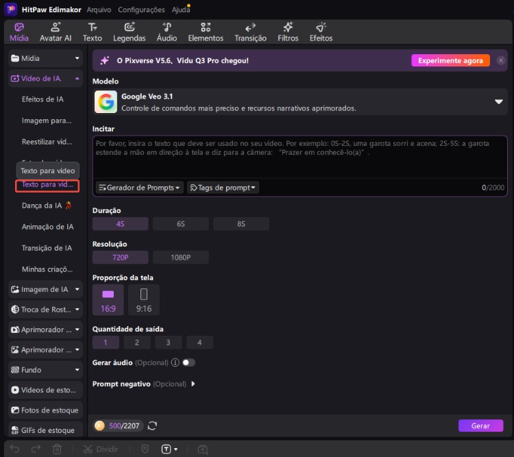 como criar vídeos com ia 2