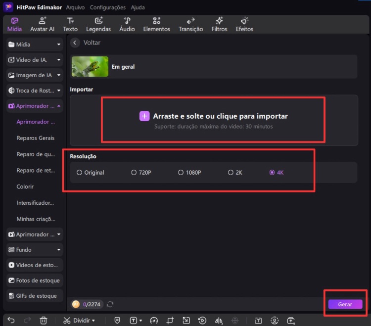 melhorar a qualidade de vídeo no iphone durante a gravação