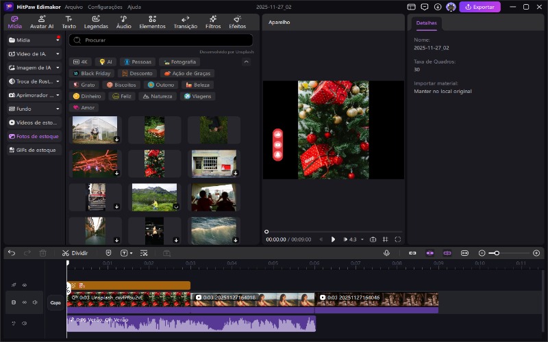edimakor importa fotos de natal