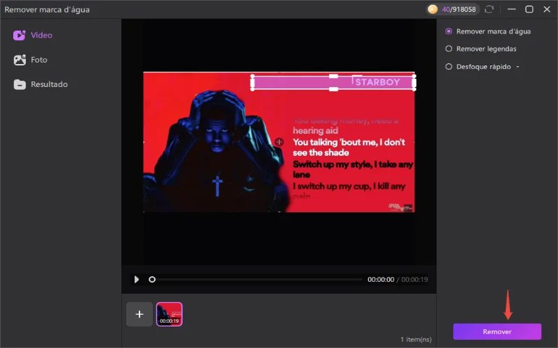 Como remover marcas d'água de vídeo 3
