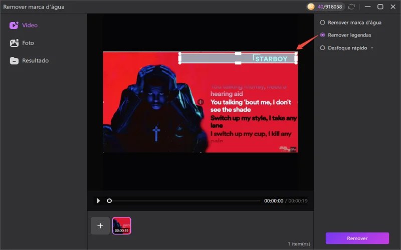 Como remover marcas d'água de vídeo 4