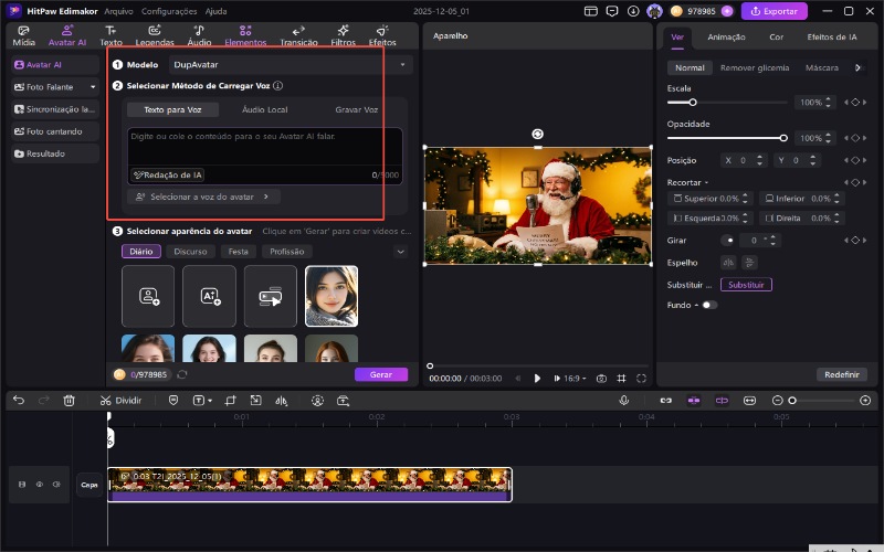 Avatar do Papai Noel