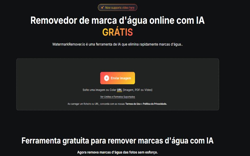 8 sites gratuitos para remoção de marcas d'água