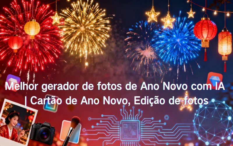 gerador de fotos de ano novo com IA