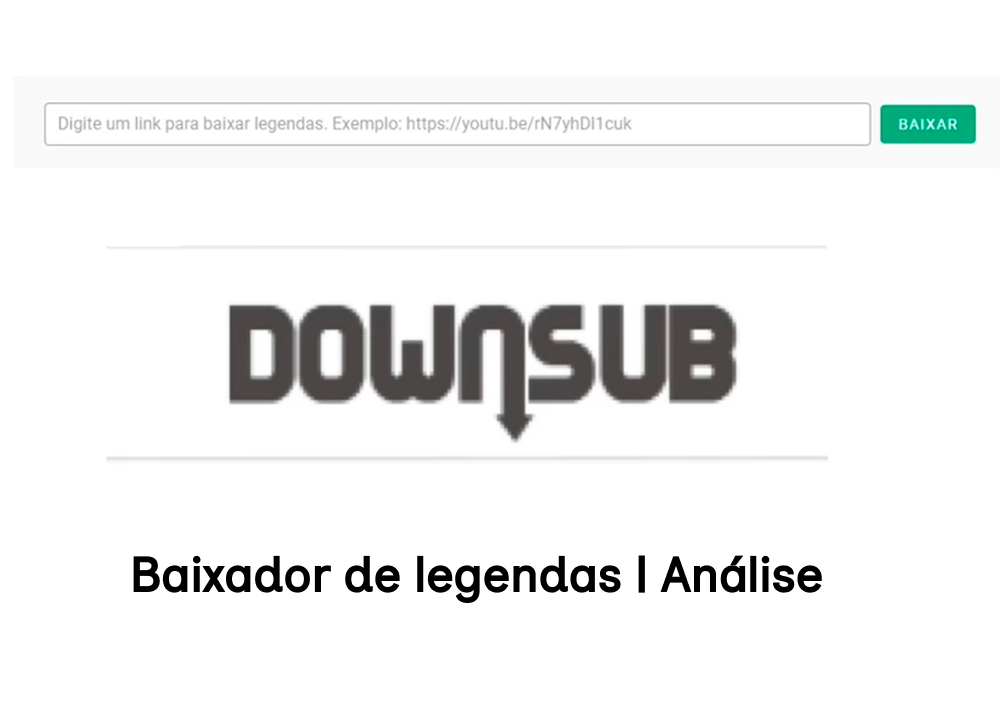 baixar legendas do YouTube