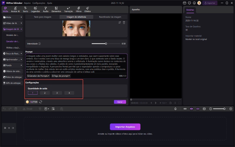 filtro cor dos olhos