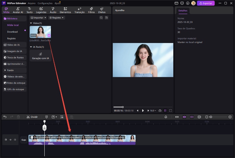 guia para remover o fundo do vídeo 1