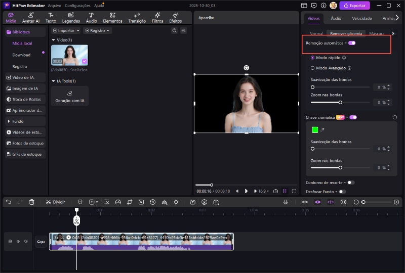 guia para remover o fundo do vídeo 2