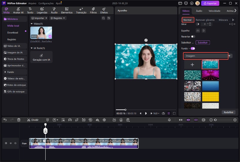 guia para remover o fundo do vídeo 3