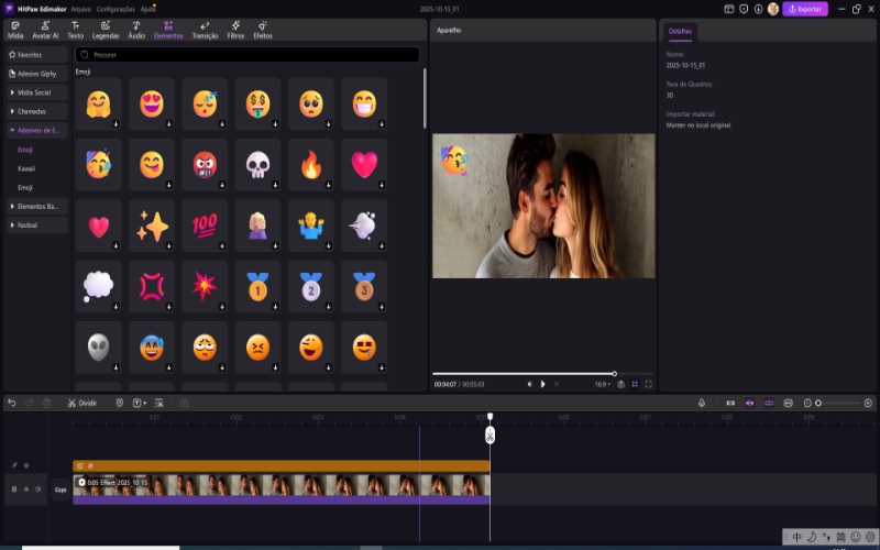 Vídeos de beijo de IA Passo 3