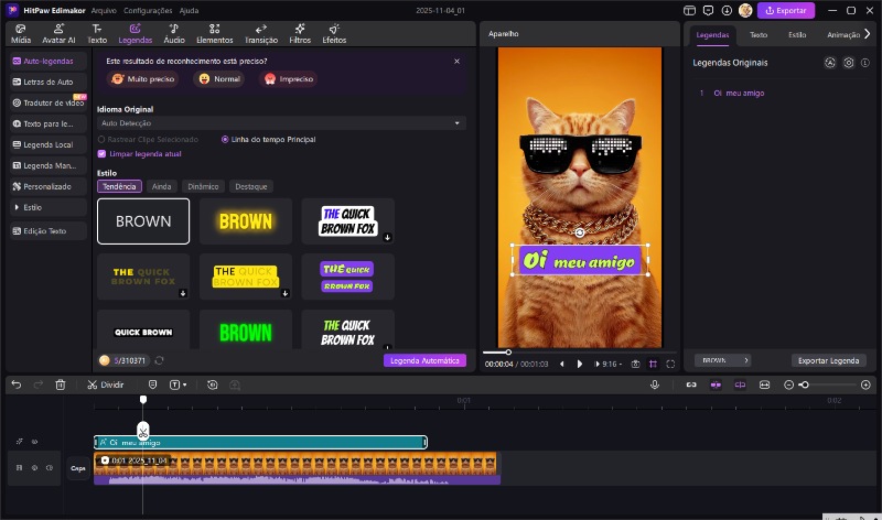 edimakor ai animal falante passo 3