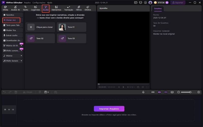 acesso ao clone de voz edimakor - tts 2