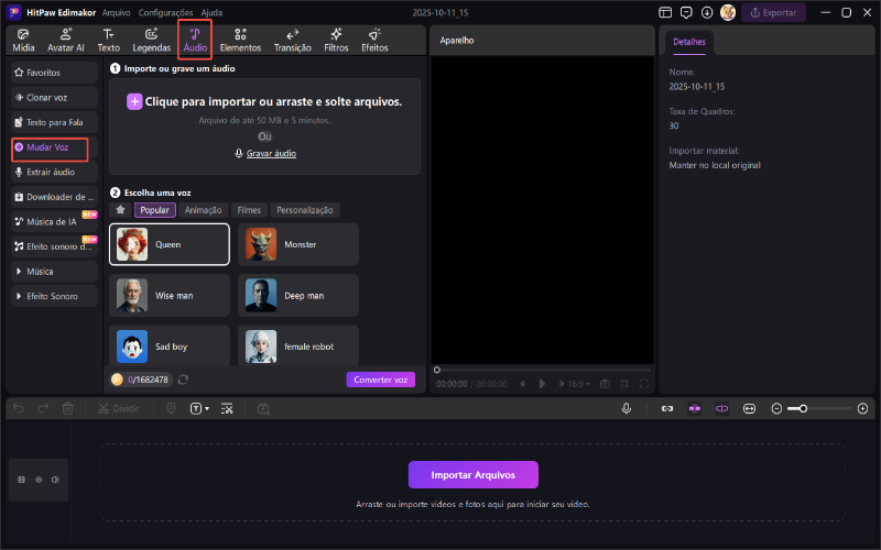 modificador de voz ia edimakor