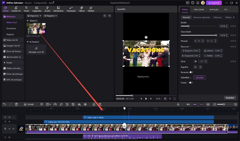 modelos de vídeo passo a passo 2