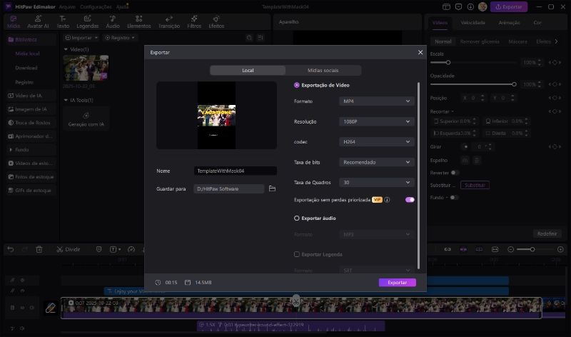 modelos de vídeo passo a passo 3