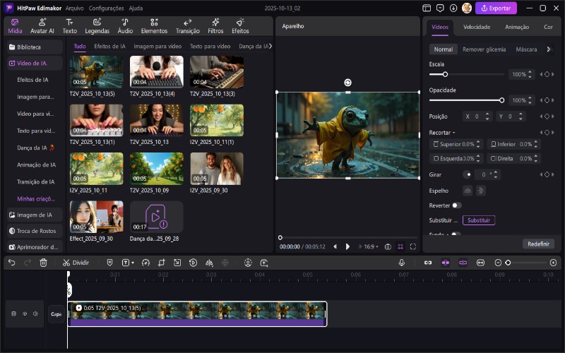 exportar vídeo brainrot