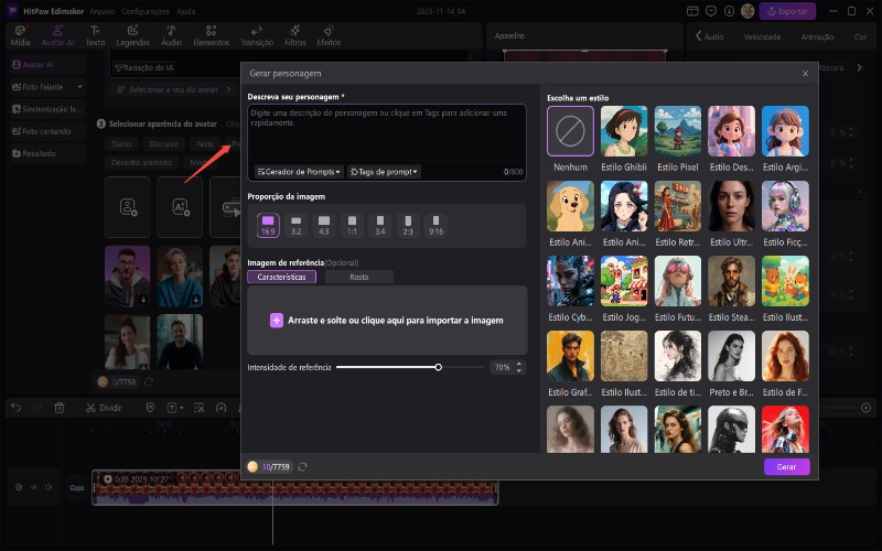 avatar falante ai leonardo ai