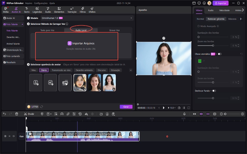 gerador de avatar de IA