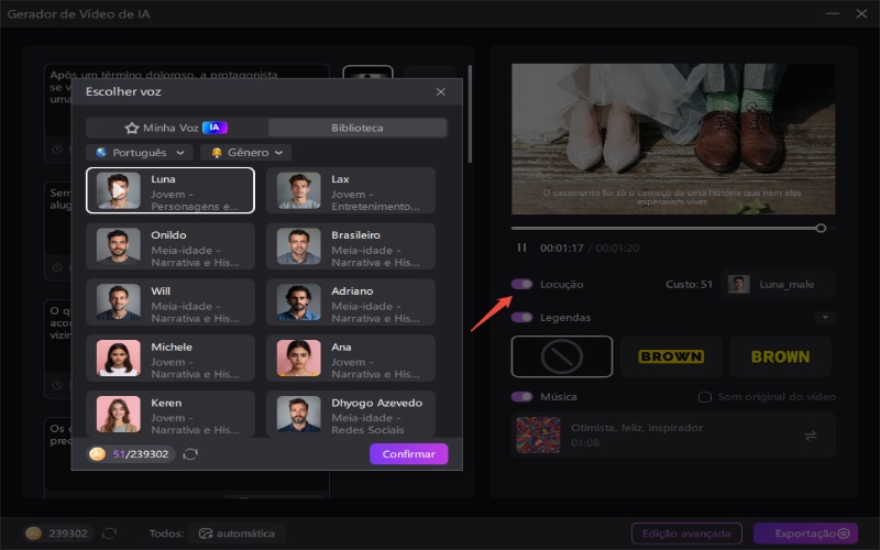 gerador de vídeo AI hitpaw edimakor