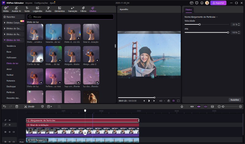 Adicione efeitos às imagens recortadas por IA.