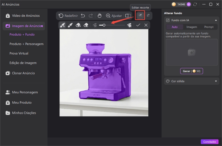 edimakor ai ad images check cutout